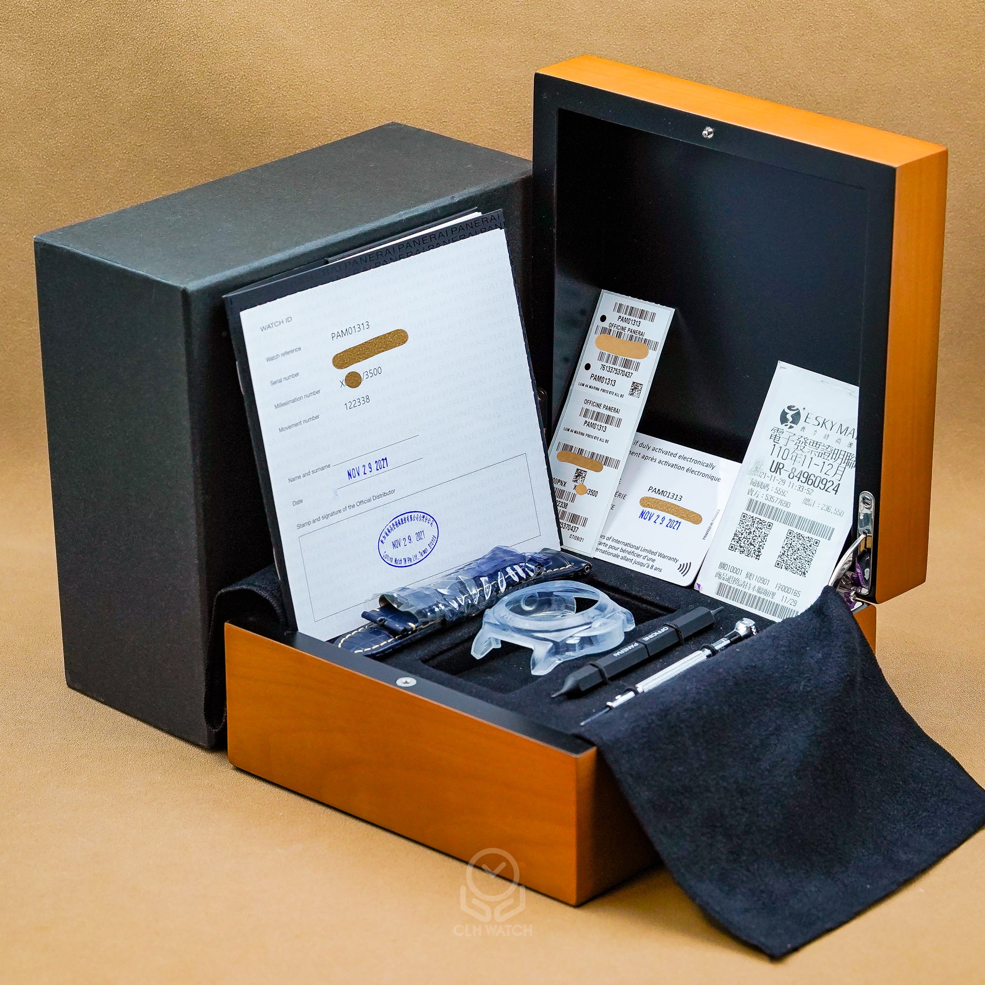 PANERAI 沛納海 Luminor Marina Blue Mare 藍面 PAM01313 PAM1313 44mm 2021年 台灣公司貨 95%新