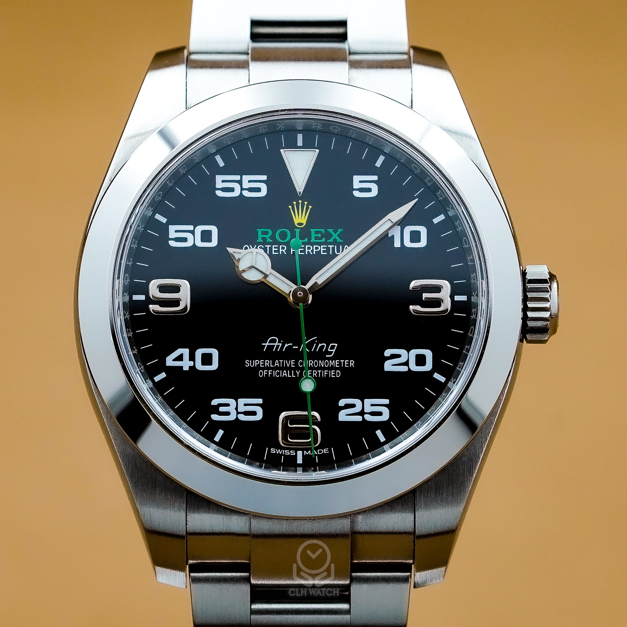 Rolex 勞力士 空中霸王型 Air King 116900 AK 3131機芯 防磁 40mm 2019年 95%新