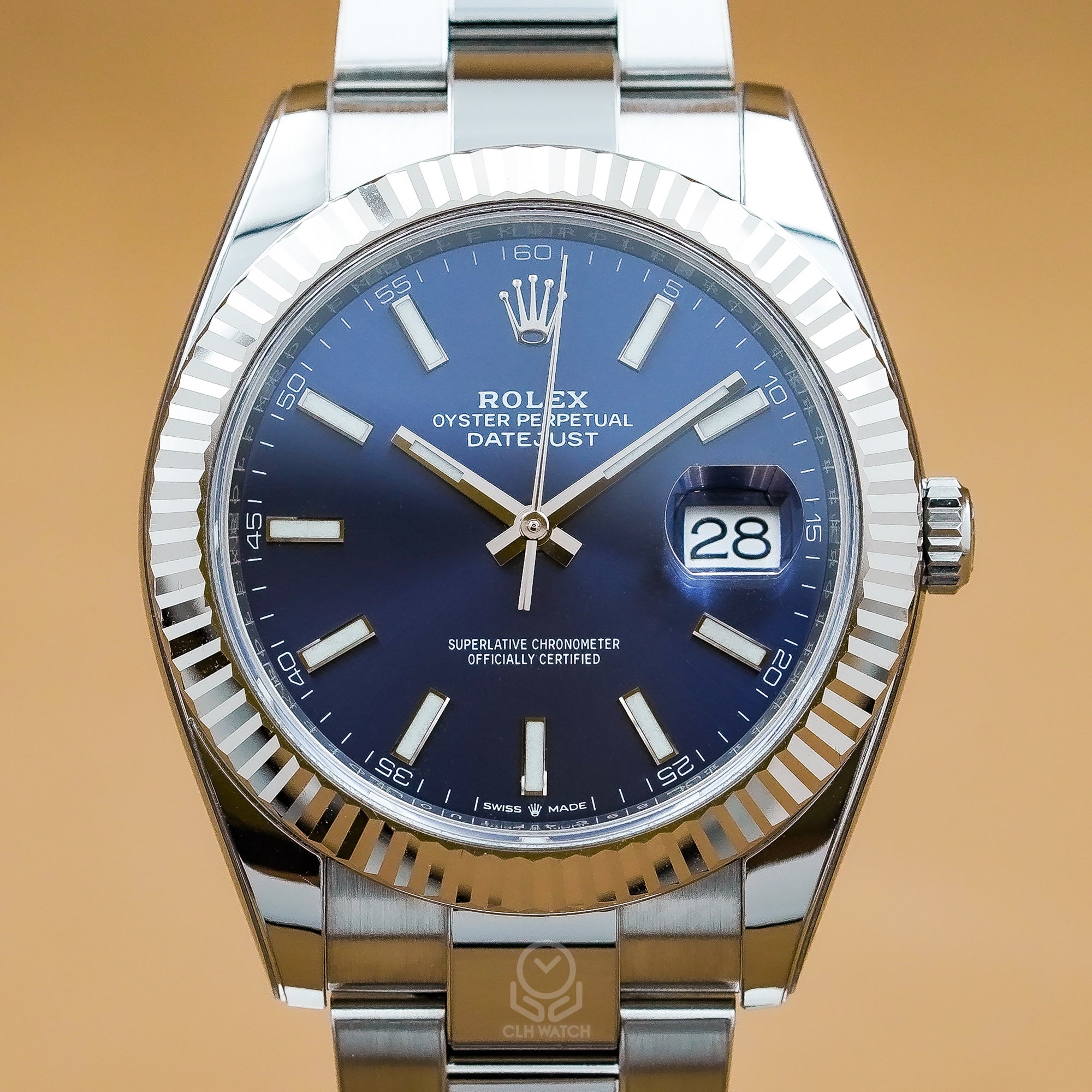Rolex 勞力士 Datejust 41 系列 126334 三角坑紋外圈 藍面 蠔式三板帶 2019年 DJ2 41mm