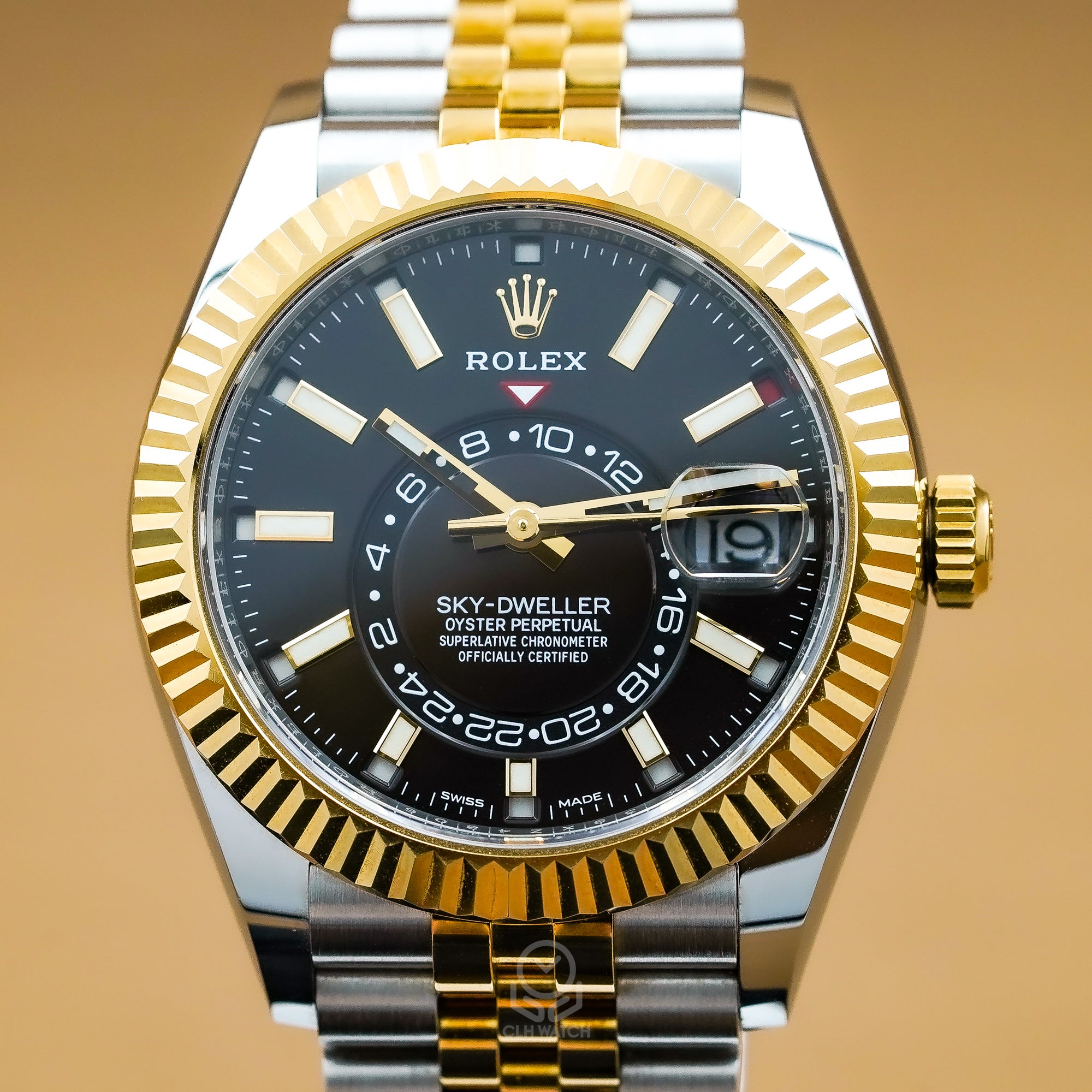 Rolex 勞力士 天行者系列 Sky-Dweller 326933 半金天行者 黑面 42mm 2022年 90%新