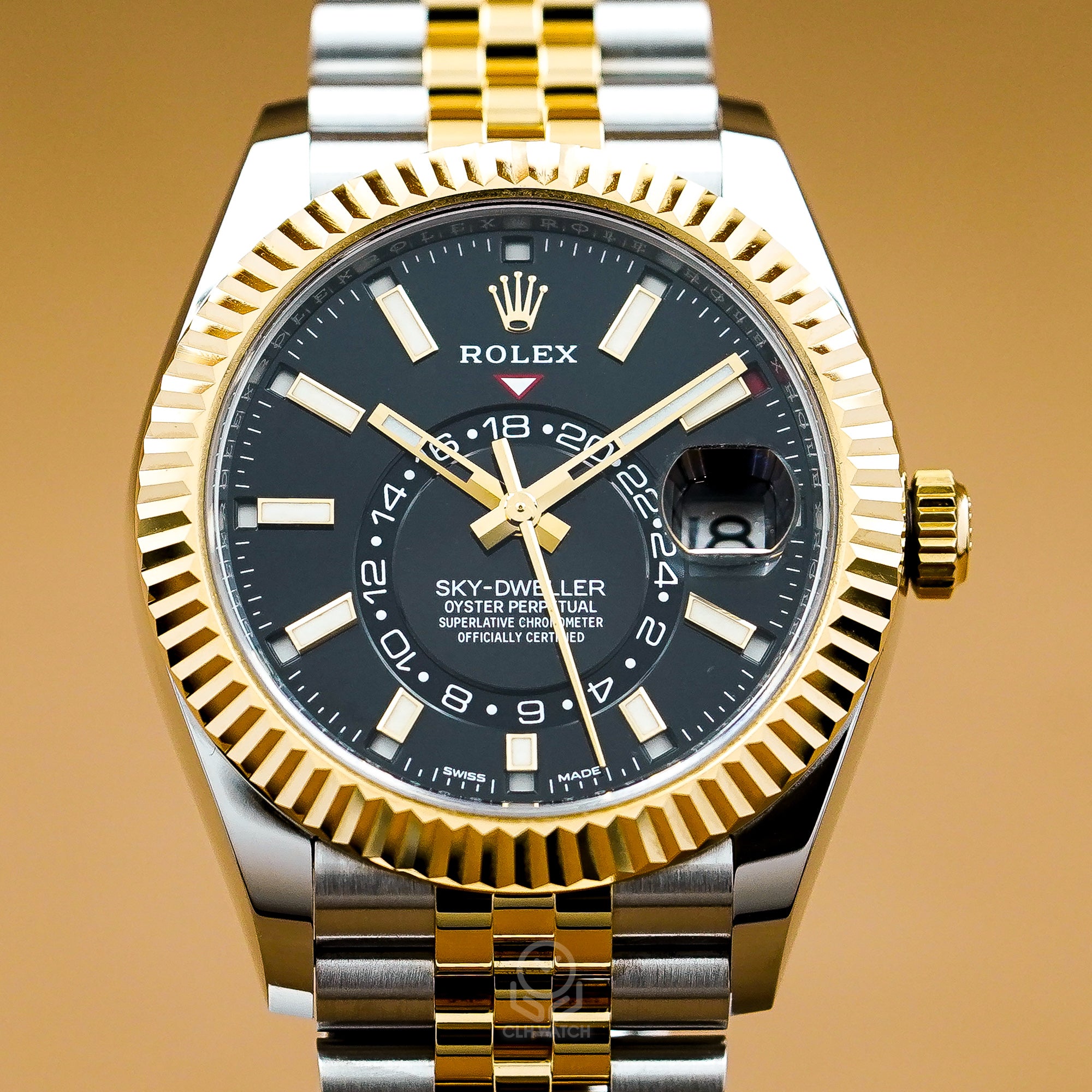 Rolex 勞力士 天行者系列 Sky-Dweller 326933 半金天行者 黑面 42mm 2021年 95%新