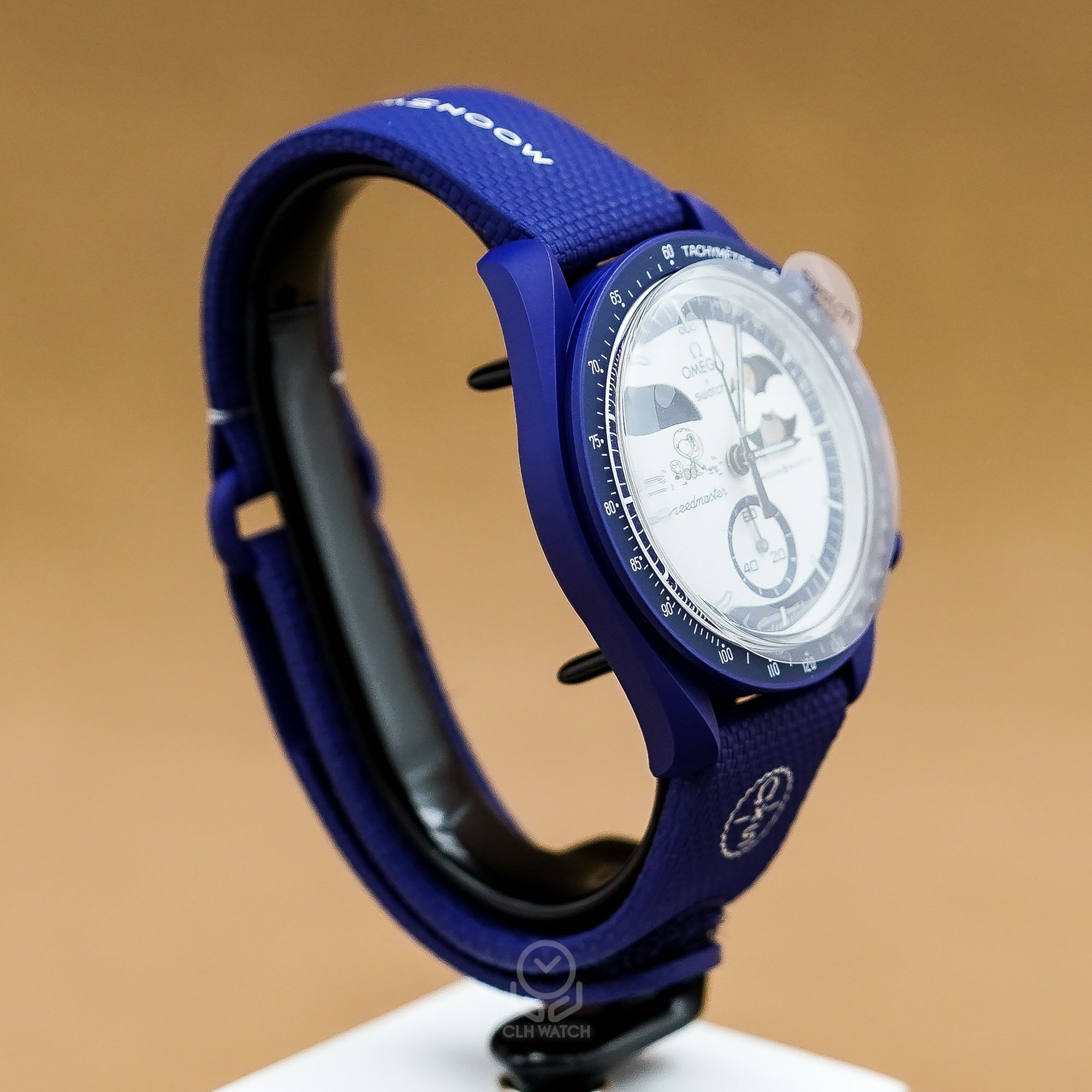 Swatch x Omega 聯名系列 MoonSwatch Mission to Neptune 海王星 金針款 SO33N702L 42mm 2025年 台灣公司貨 未使用品（寄賣）