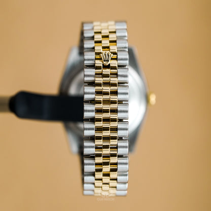 Rolex 勞力士 日誌型 Datejust 116233 白銀電腦面 10顆鑽石 36mm 總統帶 五銖帶 2017年 台灣公司貨 95%新 DJ36（已交流）