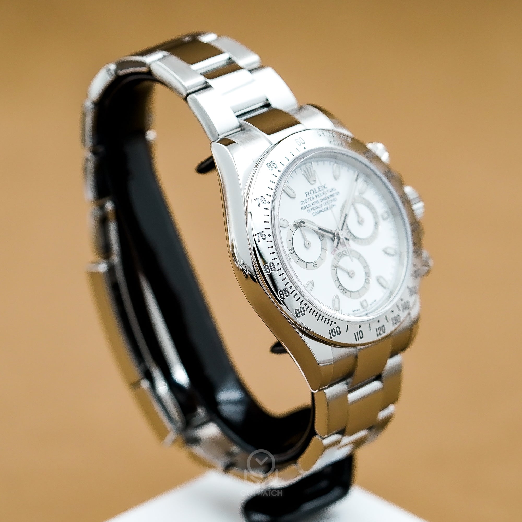 Rolex 勞力士 Daytona 宇宙計時型迪通拿 116520 白面 鋼王 APH面 藍光 閃圈 新扣 40mm 2015年 95%新 白迪 鋼迪（已交流）