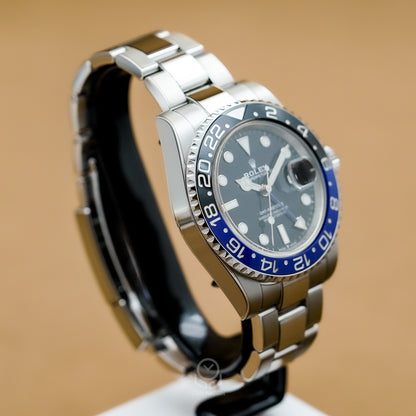Rolex 126710BLNR Batman GMT-Master II Blue and Black Circle Three-plate Strap Has Been Put On RX8