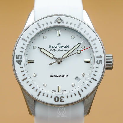 Blancpain 寶珀 五十噚系列 Fifty Fathoms Bathyscaphe 深海潛水錶 5100-1127-NAVA 38mm 2017年 95%新