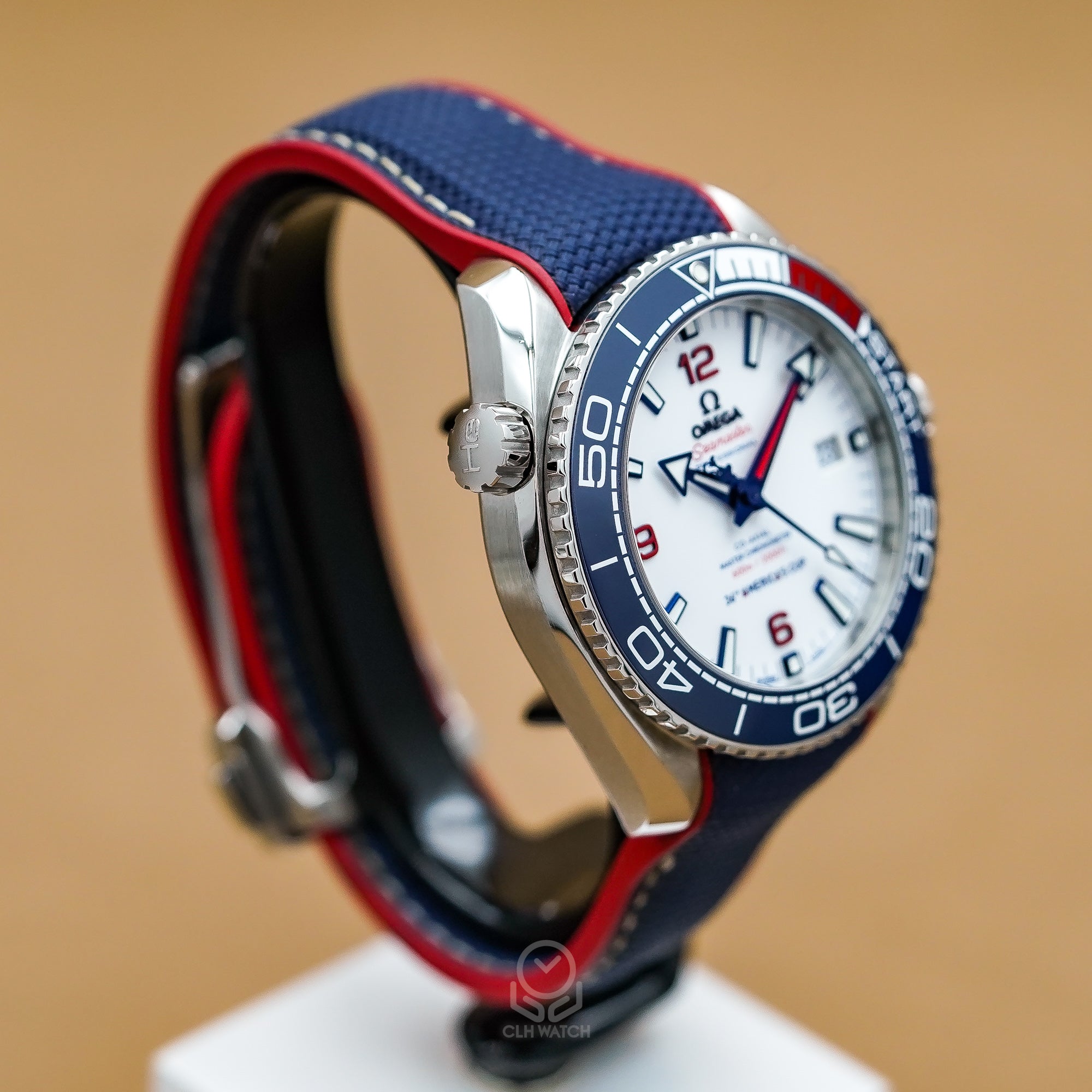 OMEGA 歐米茄 海馬系列 Planet Ocean 600 36屆美洲盃限量紀念錶 215.32.43.21.04.001 21532432104001 43.5mm 2020年 台灣公司貨 95%新