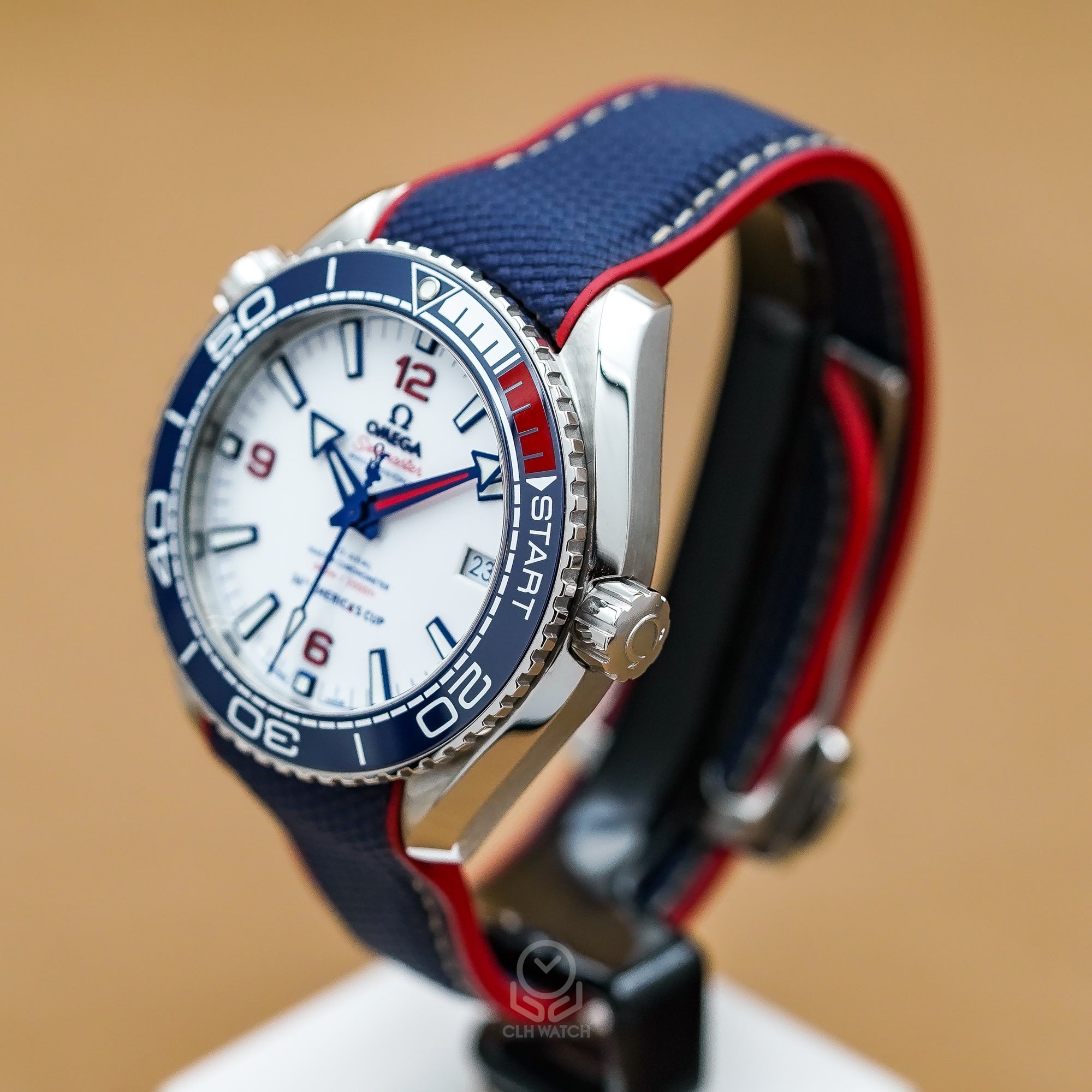 OMEGA 歐米茄 海馬系列 Planet Ocean 600 36屆美洲盃限量紀念錶 215.32.43.21.04.001 21532432104001 43.5mm 2020年 台灣公司貨 95%新