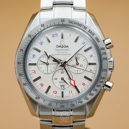 OMEGA 歐米茄 超霸系列 Speedmaster Broad Arrow GMT 3581.30.00 白面 44.25mm 單錶 95%新