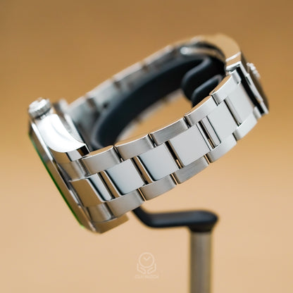 Rolex 勞力士 Milgauss 116400GV 黑面綠玻璃 閃電橘秒針 116400 40mm 2019年 95%新