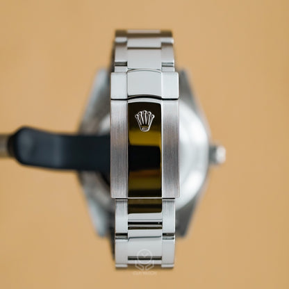 Rolex 勞力士 Milgauss 116400GV 黑面綠玻璃 閃電橘秒針 116400 40mm 2019年 95%新