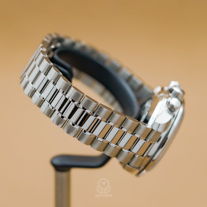 OMEGA 歐米茄 超霸系列 同軸擒縱計時腕錶 324.30.38.50.55.001 珍珠母貝鑽面 32430385055001 38mm 2023年 台灣公司貨 95%新