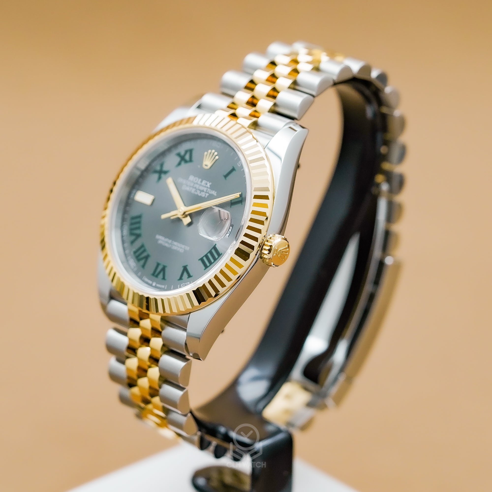 Rolex 勞力士 Datejust 41系列 126333 溫布頓面盤 綠羅馬 紀念型五珠帶 DJ41 2026年5月 未使用品