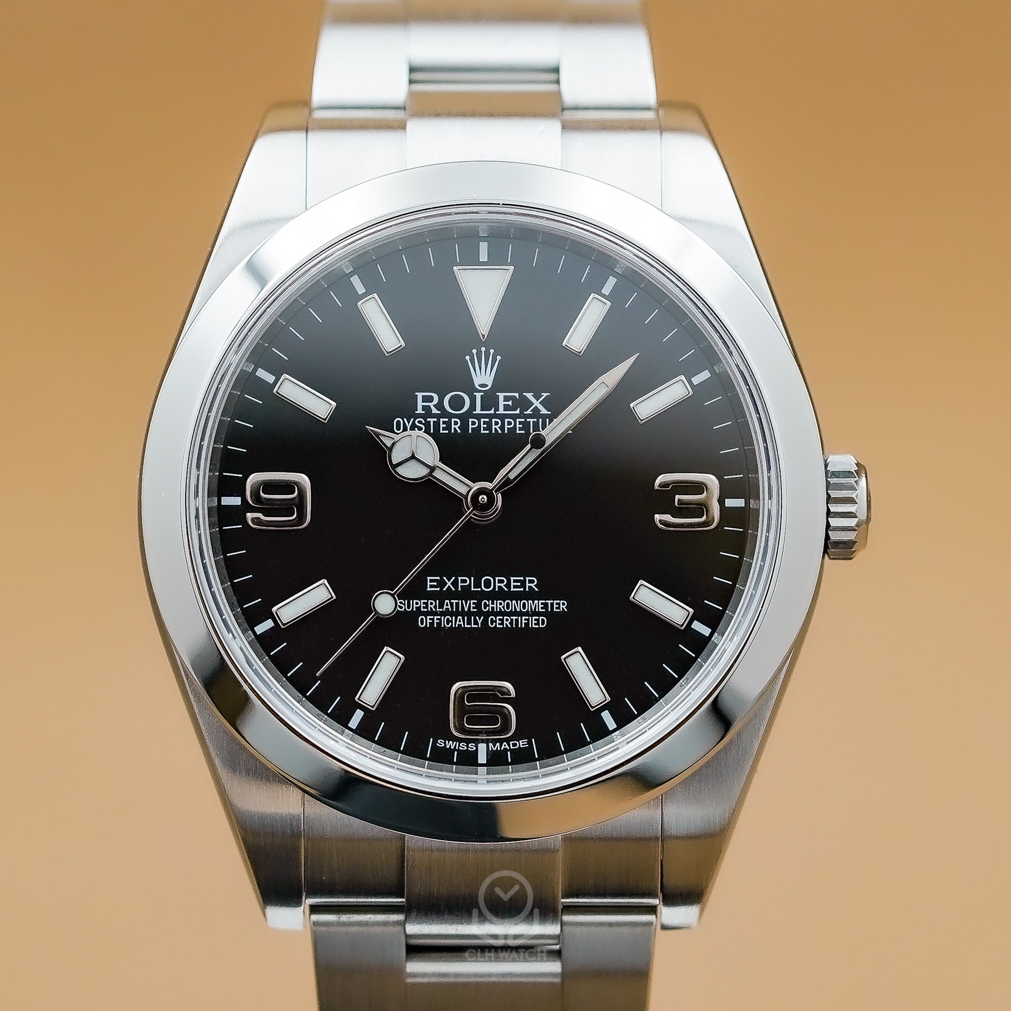 Rolex 勞力士 Explorer I 探險家一 MK1 白金369 214270 39mm 2014年二代白綠卡 95%新