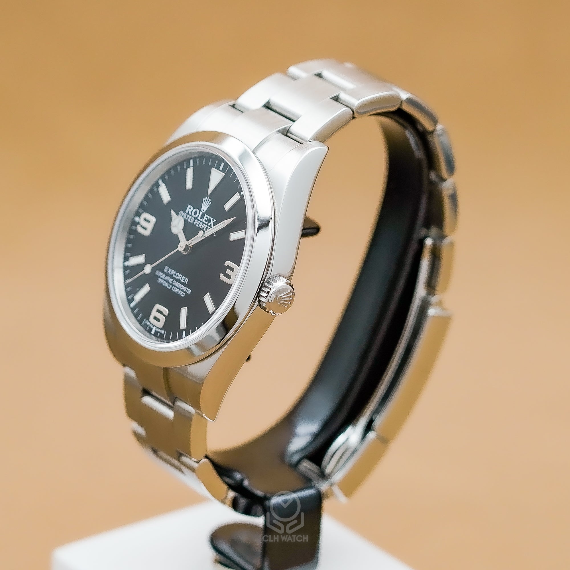 Rolex 勞力士 Explorer I 探險家一 MK1 白金369 214270 39mm 2014年二代白綠卡 95%新