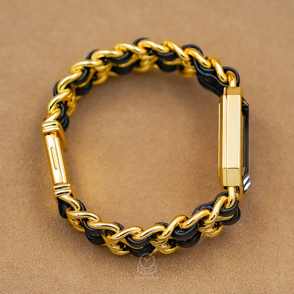 Chanel 香奈兒 Première 首映系列 首代經典黑金皮穿鍊 首映錶 H0001 S號 手圍約14.5CM 單錶（已交流）