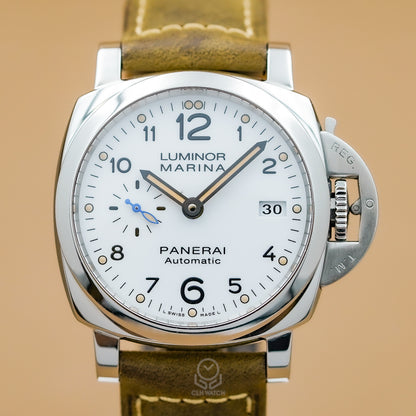 Panerai 沛納海 Luminor Marina 1950 3日動儲魚雷藍針 PAM01523 PAM1523 白面 42mm 2020年 90%新