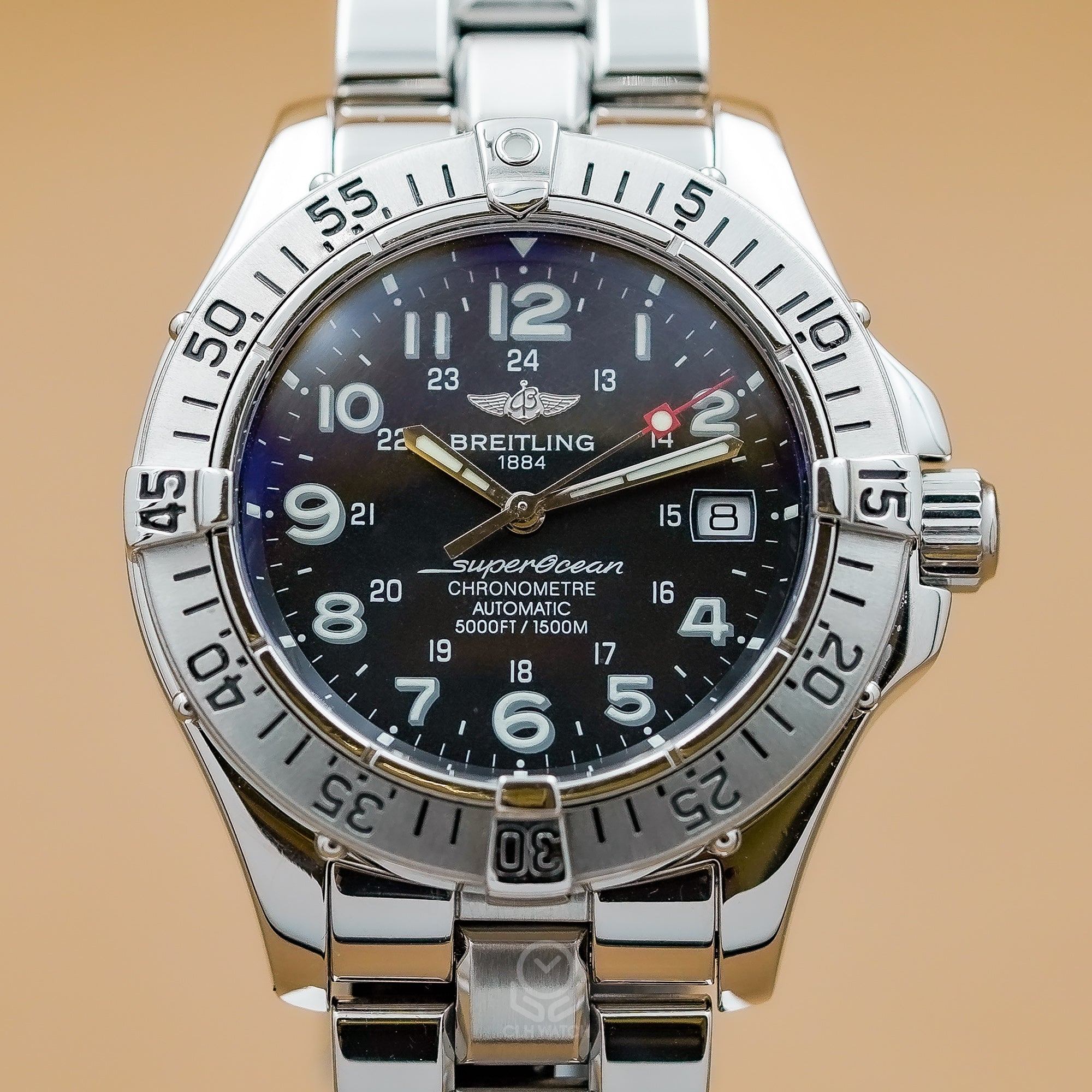 Breitling 百年靈 Superocean系列 超級海洋潛水腕錶 A17360 黑面 42mm 台灣公司貨 90%新