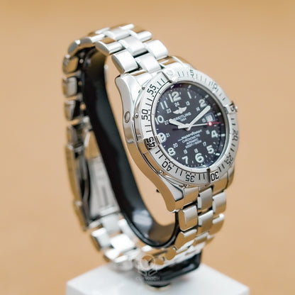 Breitling 百年靈 Superocean系列 超級海洋潛水腕錶 A17360 黑面 42mm 台灣公司貨 90%新