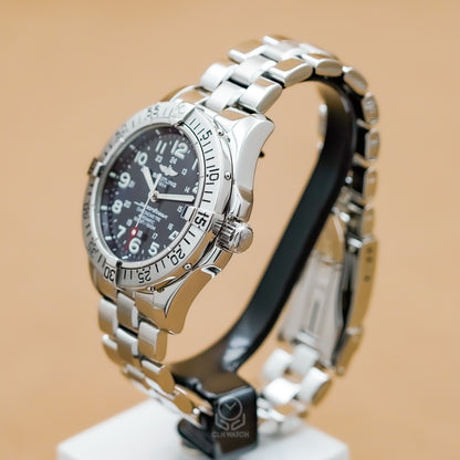 Breitling 百年靈 Superocean系列 超級海洋潛水腕錶 A17360 黑面 42mm 台灣公司貨 90%新