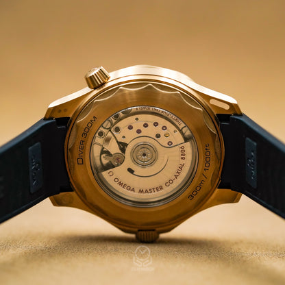OMEGA 歐米茄 Seamaster 海馬300米 9K青銅金 酒紅圈 210.92.42.20.01.003 21092422001003 42mm 2026年5月台灣公司貨 99%新