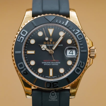 Rolex 勞力士 Yacht-Master 遊艇名仕型 268655 永恆玫瑰金 37mm 2016年 原廠膠膜未使用品