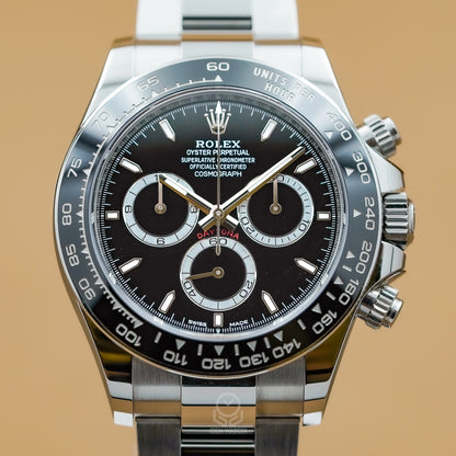 Rolex 勞力士 Cosmograph Daytona 宇宙計時型 迪通拿 126500LN 黑熊貓 40mm 2025年 95％新