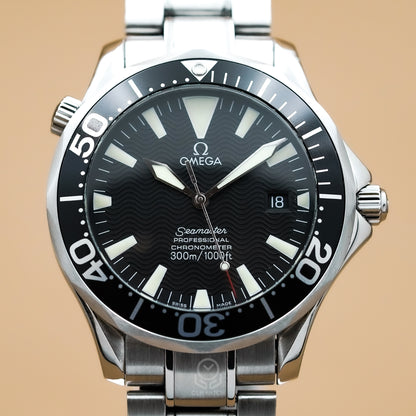 Omega 歐米茄 Seamaster 海馬 2254.50.00 經典黑浪板 22545000 41mm 2003年 90％新