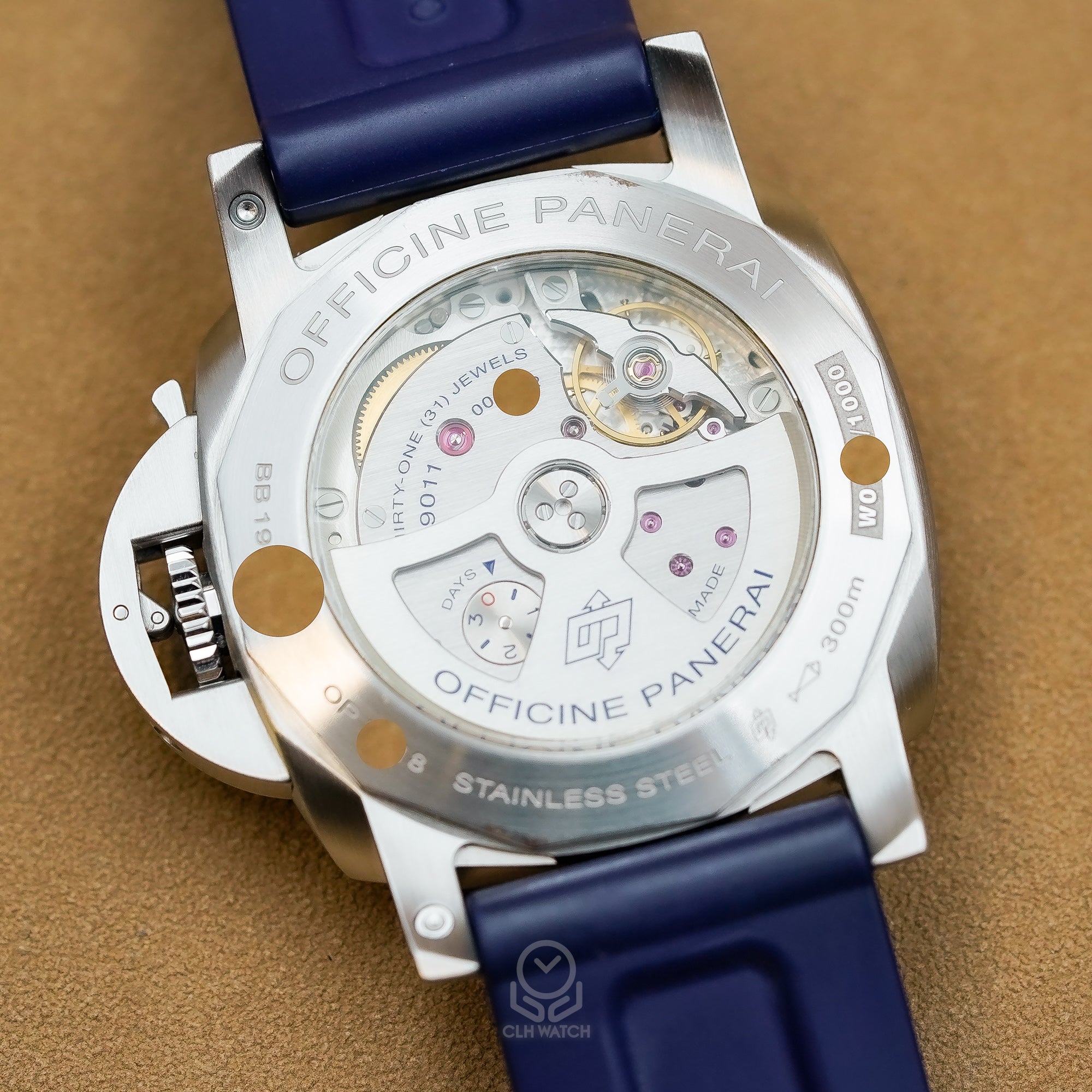 Panerai 沛納海 Luminor GMT PAM01033 PAM1033 兩地時區藍面 44mm 2020年 95％新