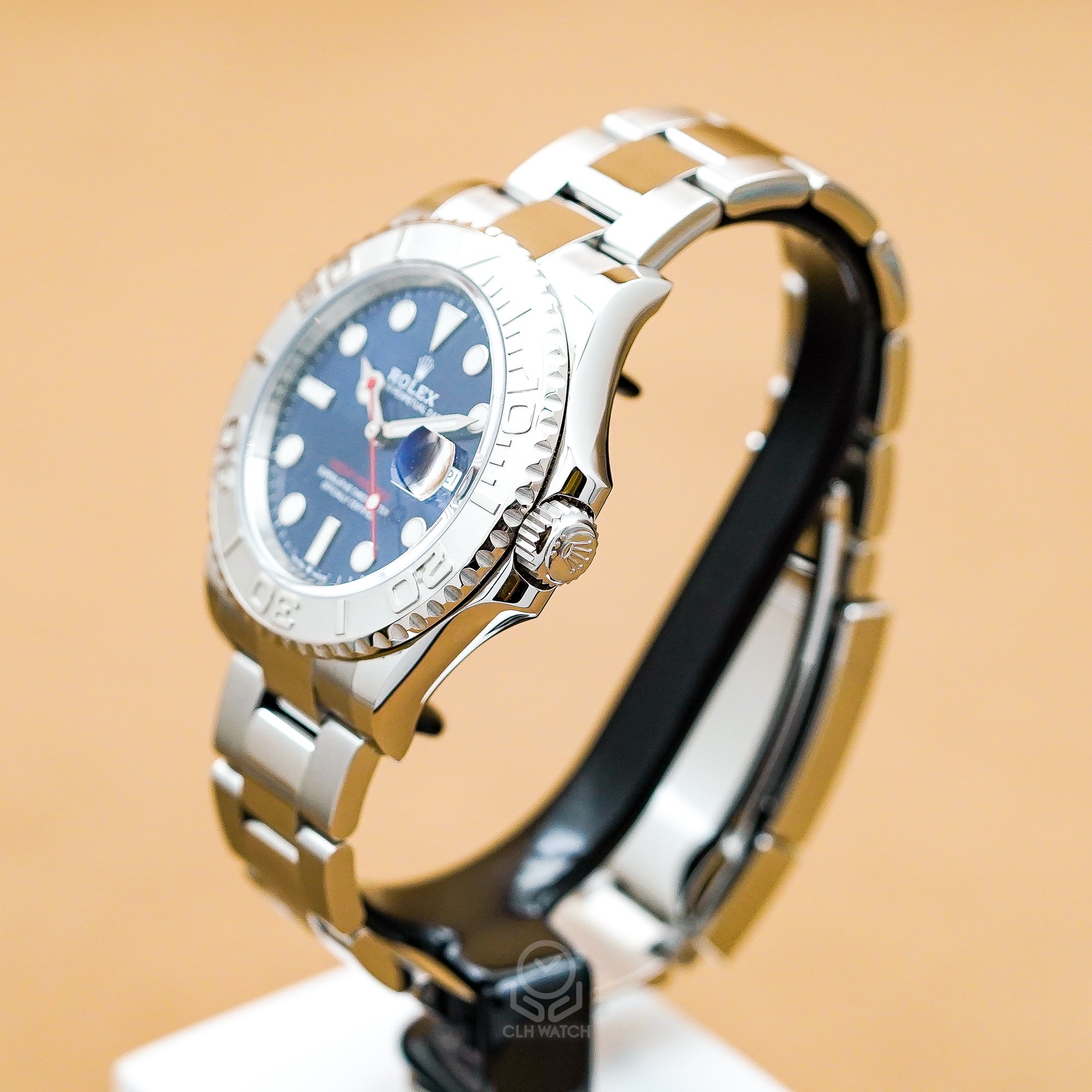 Rolex 勞力士 Yacht-Master 40 遊艇系列 126622 鉑金鋼 太陽紋藍面 蠔式三板帶 40mm 2021年台灣公司貨 95％新