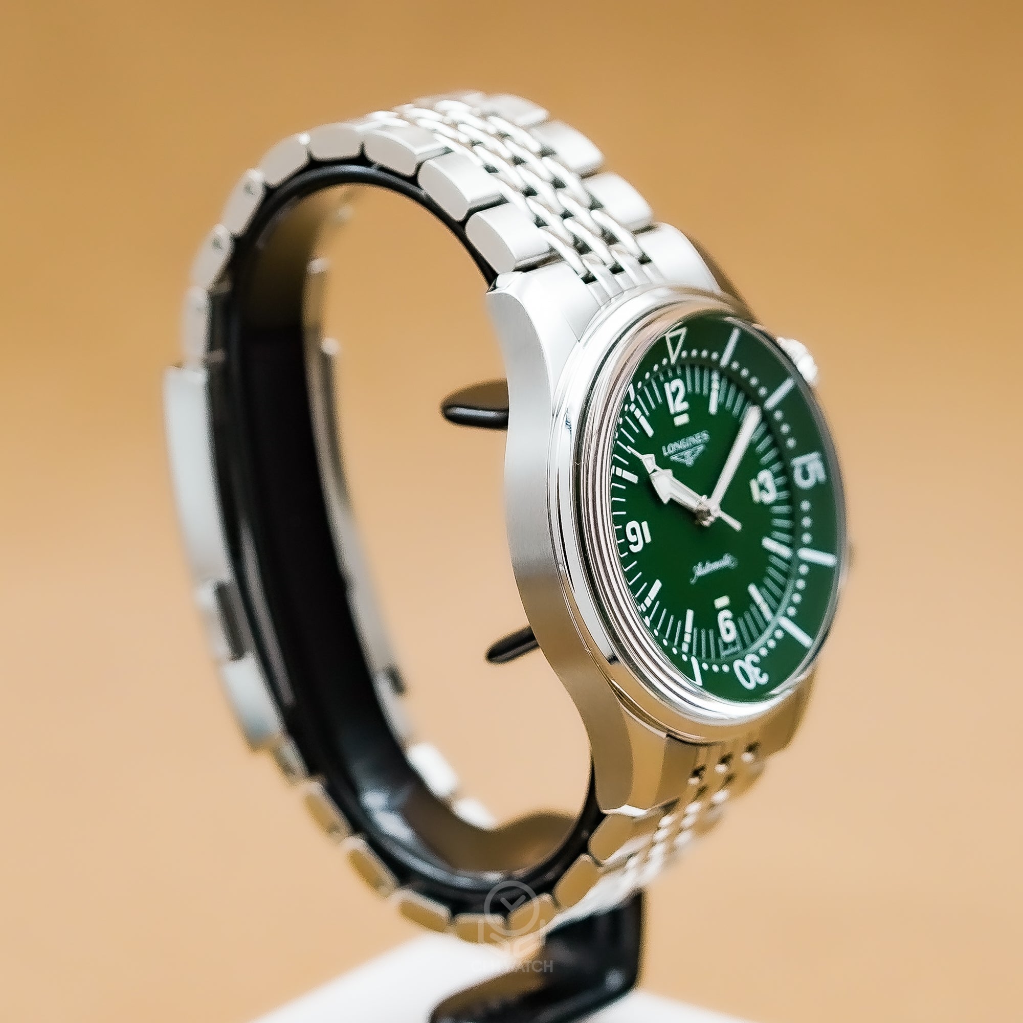 Longines 浪琴 Legend Diver 復古傳奇潛水系列 L37644066 綠面 39mm 2023年台灣公司貨 95％新
