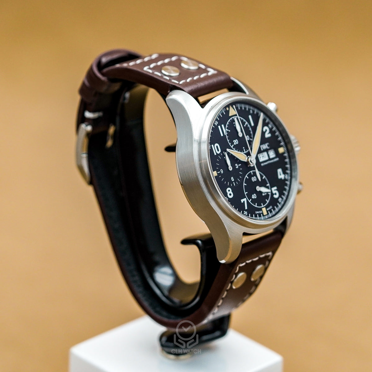 IWC 萬國 Pilot’s Watch Chronograph Spitfire 噴火戰機飛行員計時腕錶 IW387903 黑面 41mm 2020年台灣公司貨 95%新