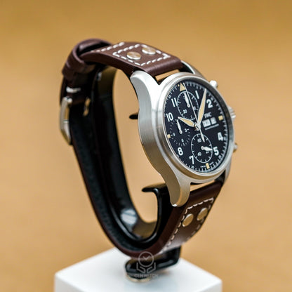 IWC 萬國 Pilot’s Watch Chronograph Spitfire 噴火戰機飛行員計時腕錶 IW387903 黑面 41mm 2020年台灣公司貨 95%新