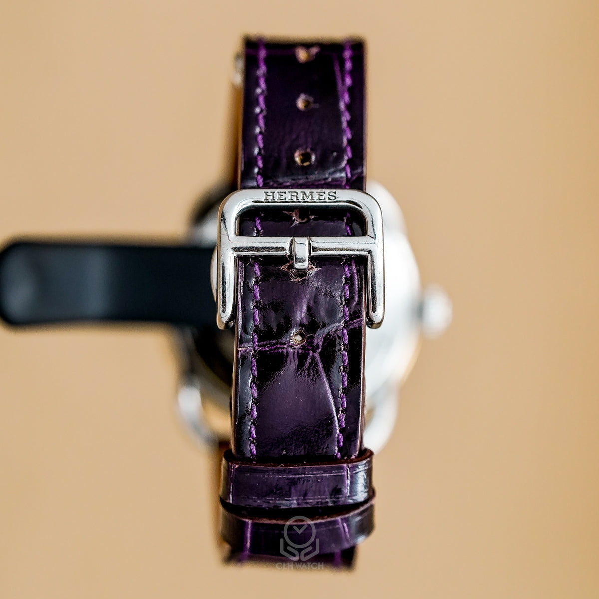 Hermès 愛馬仕 Arceau AR6.423 半金鑽石錶圈 32mm 單錶 95%新