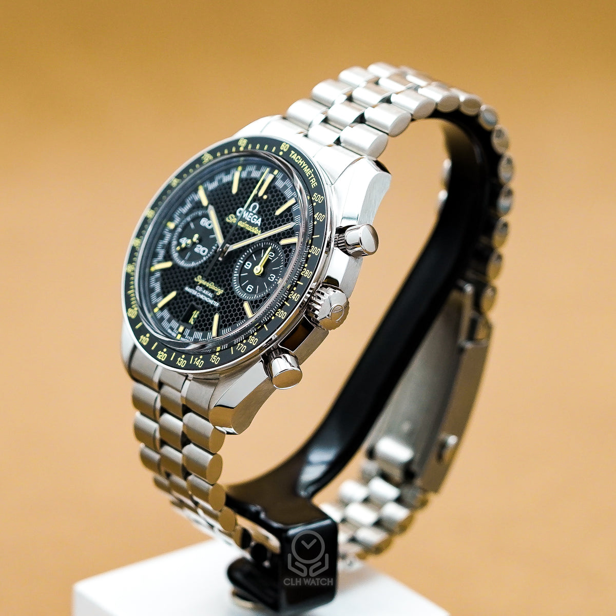 Omega 歐米茄 Speedmaster 超霸 Super Racing 329.30.44.51.01.003 黑色蜂巢面盤 44.25mm 2024年台灣公司貨 95%新