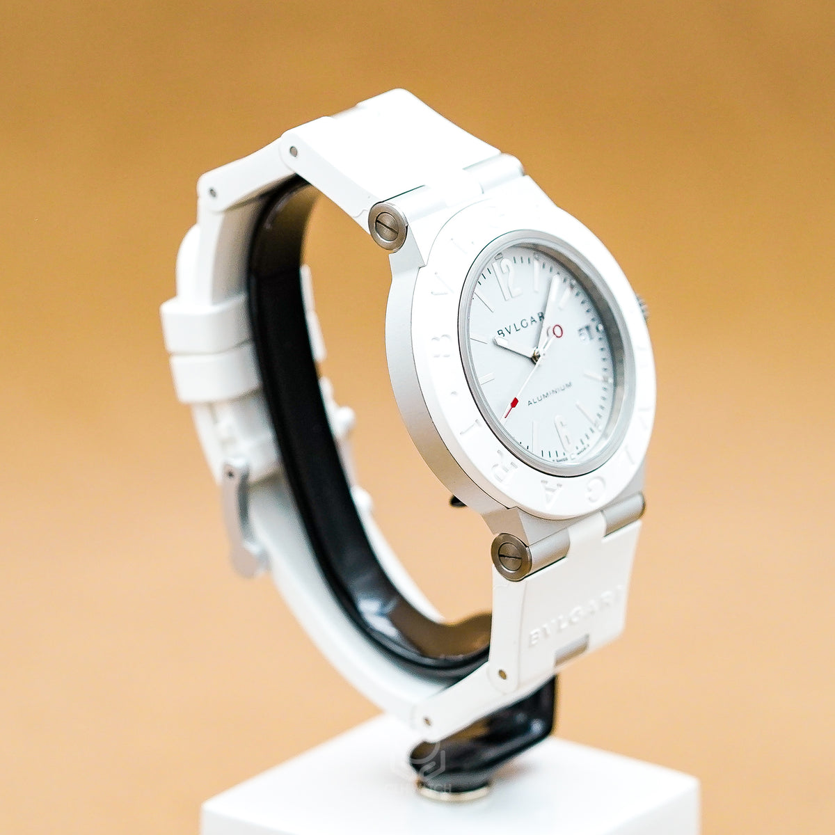 Bvlgari 寶格麗 Aluminium White Automatic 103964 白色限量版 40mm 年份不詳 98%新