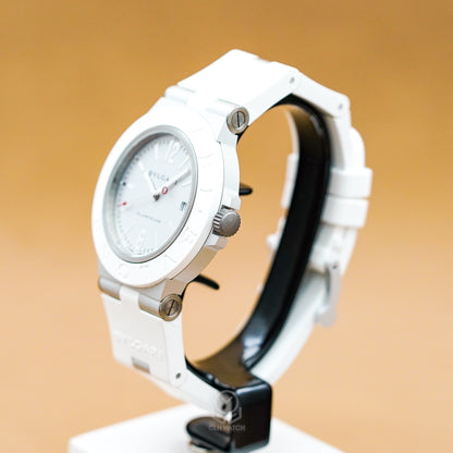 Bvlgari 寶格麗 Aluminium White Automatic 103964 白色限量版 40mm 年份不詳 98%新