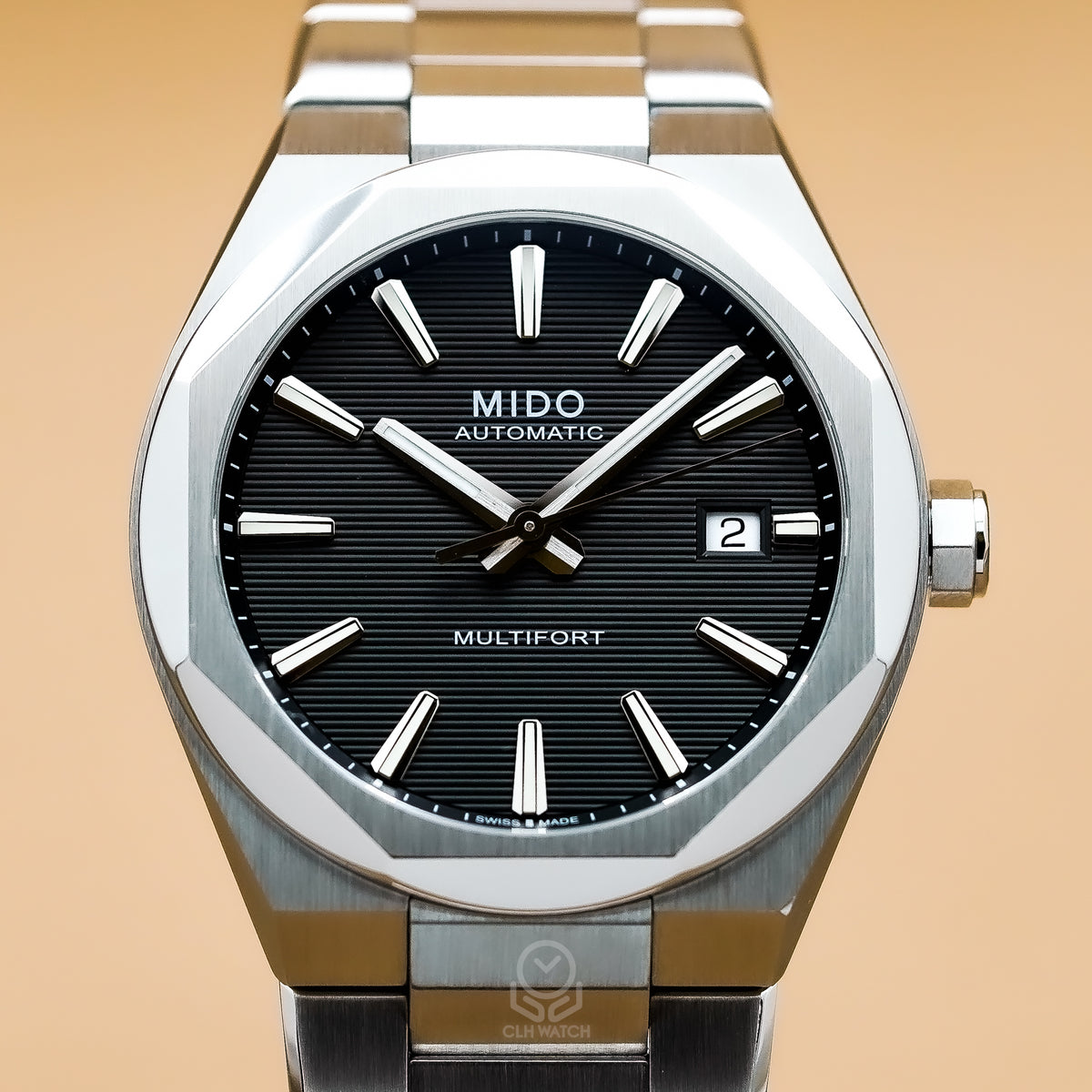 MIDO 美度 Multifort 8 One Crown M055.507.11.051.00 M0555071105100 黑面 八角錶圈 40mm 2026年台灣公司貨 95%新