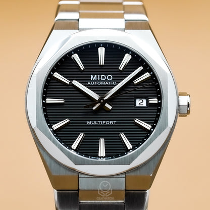 MIDO 美度 Multifort 8 One Crown M055.507.11.051.00 M0555071105100 黑面 八角錶圈 40mm 2026年台灣公司貨 95%新