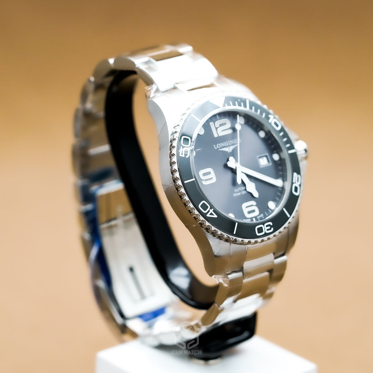 Longines 浪琴 HydroConquest 深海征服者 L37824766 灰色太陽放射線紋面盤 43mm 2026年台灣公司貨 未使用品