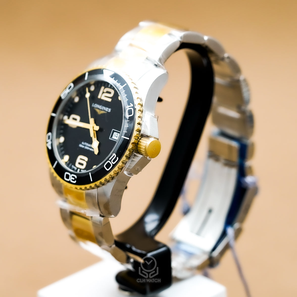 Longines 浪琴 HydroConquest 深海征服者 L37813567 黑面 黃金間金 41mm 2026年台灣公司貨 未使用品