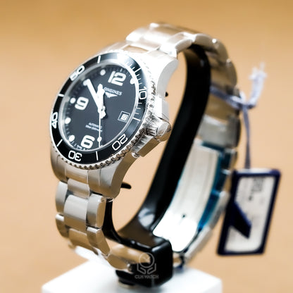 Longines 浪琴 HydroConquest 深海征服者 L37824566 黑色太陽飾紋面盤 黑色陶瓷圈 43mm 2026年台灣公司貨 未使用品