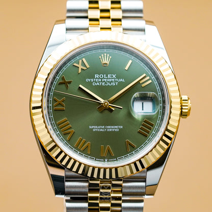 Rolex 勞力士 Datejust 41 日誌型 126333 18K金 三角坑紋外圈 DJ41 41mm 2026年 未使用品