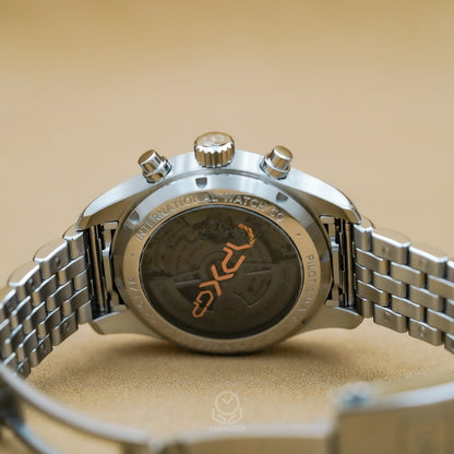 IWC 萬國 飛行員計時腕錶 IW388116 黑面 黑膠帶 布萊德彼特F1電影車隊錶APXGP 41mm 2026年台灣公司貨 95%新 附原廠鋼帶