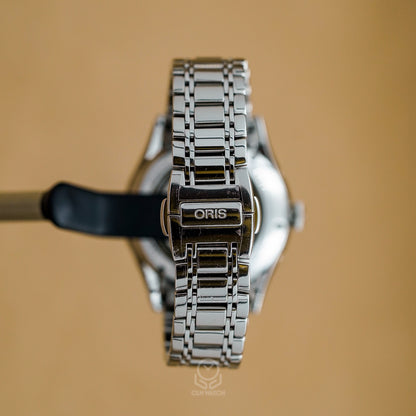 Oris 豪利時 Artelier 多功能月相盈虧錶 灰面 40mm 2022年台灣公司貨 95%新 有貼膜