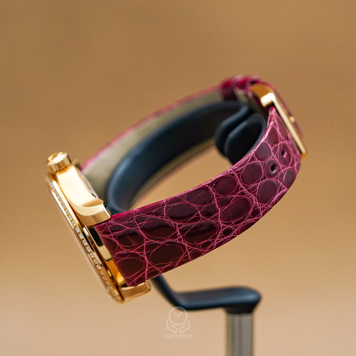 Carl F. Bucherer 寶齊萊 Manero AutoDate LOVE 00.10922.03.93.11 紅面 鑽石玫瑰金 35.5mm 單錶 95%新