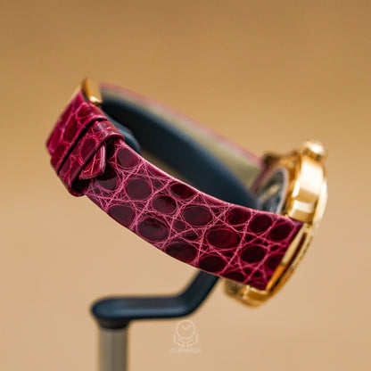 Carl F. Bucherer 寶齊萊 Manero AutoDate LOVE 00.10922.03.93.11 紅面 鑽石玫瑰金 35.5mm 單錶 95%新