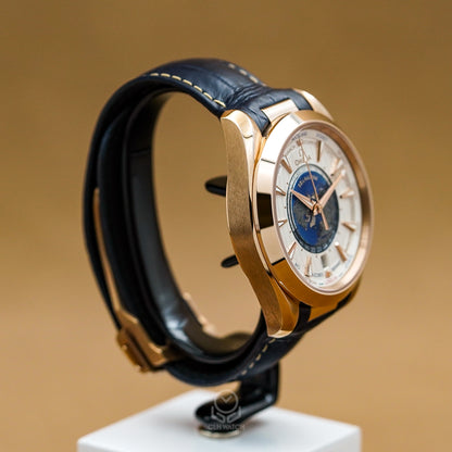 Omega 歐米茄 Seamaster Aqua Terra Worldtimer GMT世界時區 220.53.43.22.02.001 白面 18K玫瑰金 43mm 2021年台灣公司貨 99%新