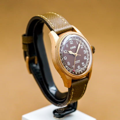ORIS 豪利時 Big Crown Bronze Pointer Date 0175477413166 青銅咖啡面 指針式日期 40mm 2022年台灣公司貨 95%新