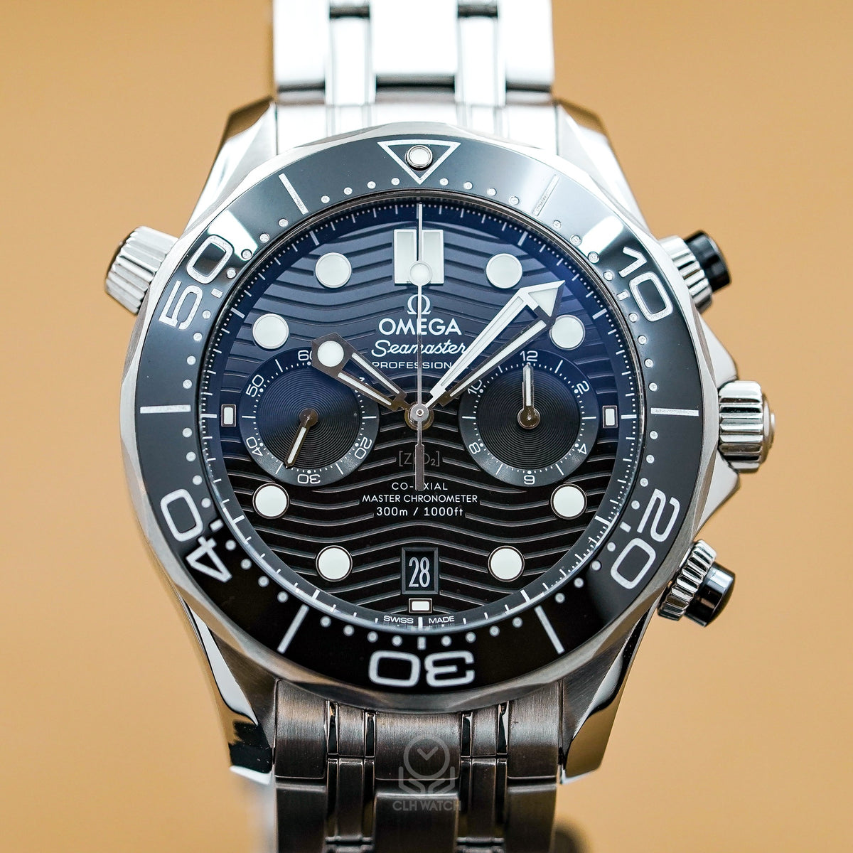 Omega 歐米茄 Seamaster Diver 300M 海馬潛水300米 210.30.44.51.01.001 21030445101001 黑面計時